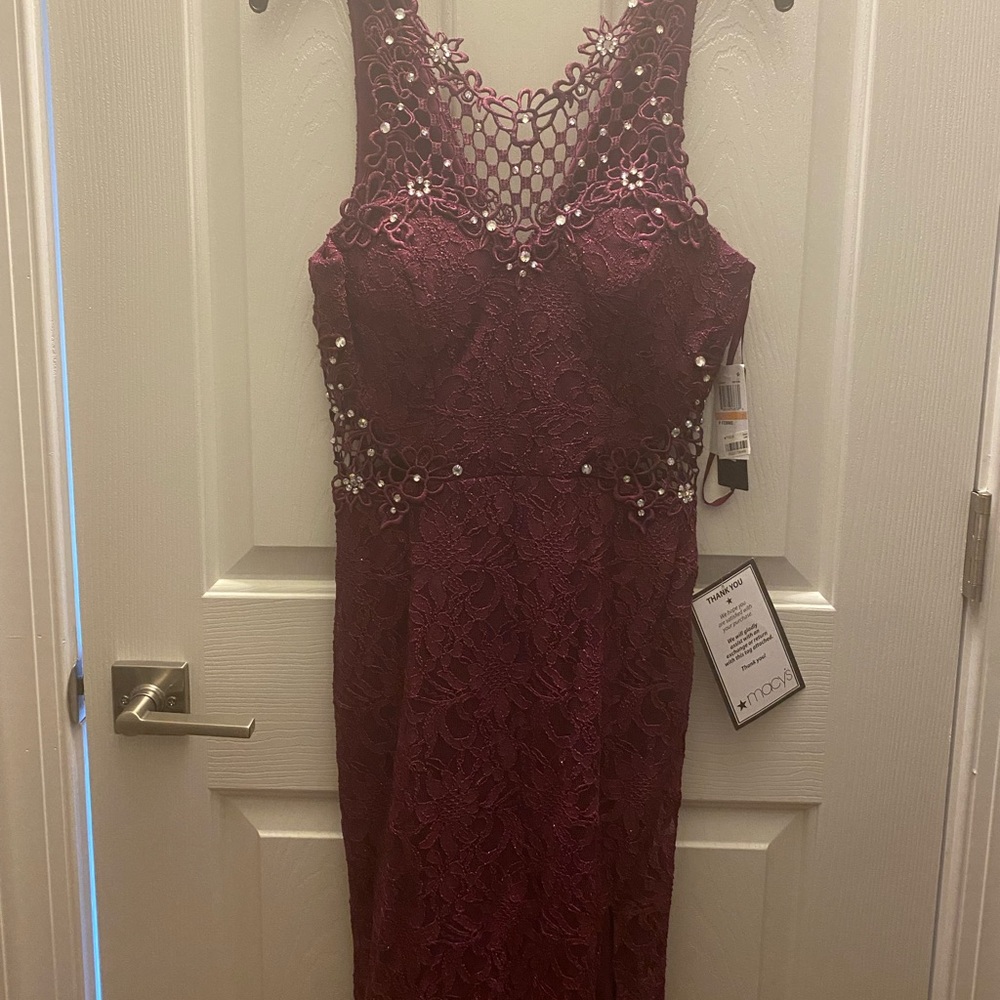 Burgundy Prom Dress